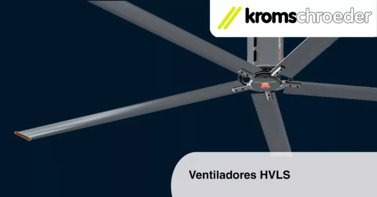 Ventilador modelo HVLS