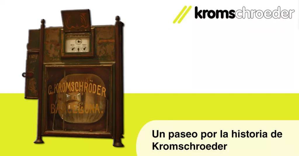 Imagen de un contador antiguo de Kromschroeder