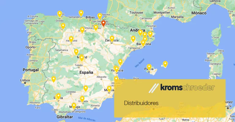 Mapa de distribuidores nacionales