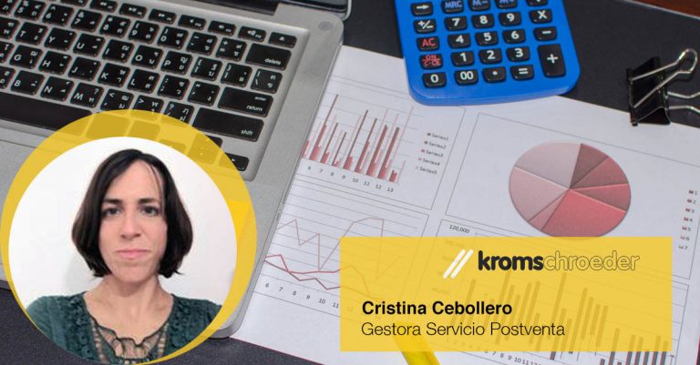 Foto de Cristina Cebollero nueva incorporación en Kromschroeder