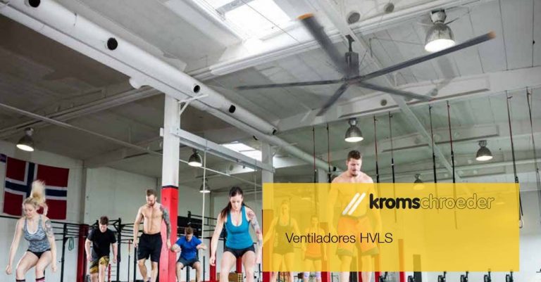 Instalación de gimnasio utilizando el ventilador HVLS